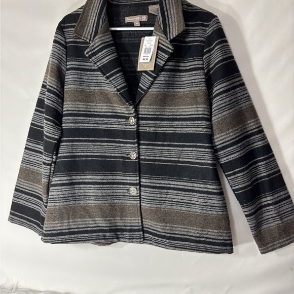 NWT Victory Outfitters Blazer Gray and Black Size M - Picture 1 of 5